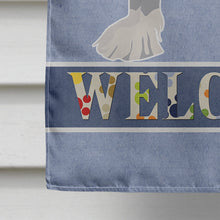Load image into Gallery viewer, L?wchen or Little Lion Dog Welcome Flag Canvas House Size CK3662CHF