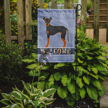 Load image into Gallery viewer, Manchester Terrier Welcome Garden Flag - Outdoor Decorative Yard Flag CK3664GF