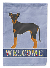 Load image into Gallery viewer, Manchester Terrier Welcome Garden Flag - Outdoor Decorative Yard Flag CK3664GF
