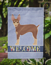 Load image into Gallery viewer, Miniature Fox Terrier Welcome Garden Flag - Outdoor Decorative Yard Flag CK3666GF