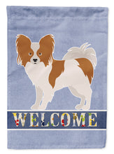 Load image into Gallery viewer, Papillon Welcome Flag Canvas House Size CK3668CHF