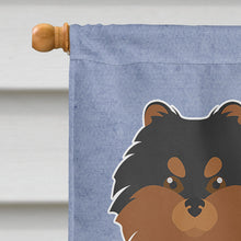 Load image into Gallery viewer, Pomeranian Welcome Flag Canvas House Size CK3669CHF