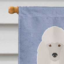 Load image into Gallery viewer, Miniature Poodle Welcome Flag Canvas House Size CK3670CHF