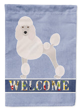 Load image into Gallery viewer, Miniature Poodle Welcome Garden Flag - Outdoor Decorative Yard Flag CK3670GF