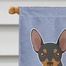 Load image into Gallery viewer, Prague Ratter Welcome Flag Canvas House Size CK3672CHF