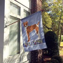 Load image into Gallery viewer, Rat Terrier Welcome Flag Canvas House Size CK3674CHF
