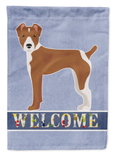 Load image into Gallery viewer, Rat Terrier Welcome Flag Canvas House Size CK3674CHF