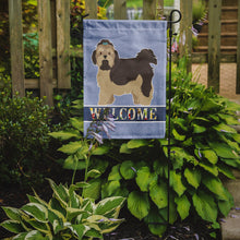 Load image into Gallery viewer, Russian Tsvetnaya Bolonka Lap Dog  Welcome Garden Flag – Decorative Outdoor Yard Flag CK3675GF