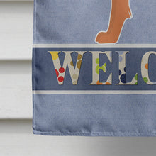 Load image into Gallery viewer, Russkiy Toy or Russian Toy Terrier Welcome Flag Canvas House Size CK3676CHF