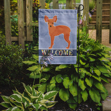 Load image into Gallery viewer, Russkiy Toy or Russian Toy Terrier Welcome Garden Flag - Outdoor Decorative Yard Flag CK3676GF