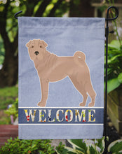 Load image into Gallery viewer, Shar Pei Welcome Garden Flag – Decorative Outdoor Yard Flag CK3677GF