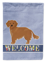 Load image into Gallery viewer, Small Greek Domestic Dog Kokoni Welcome Garden Flag - Outdoor Decorative Yard Flag CK3678GF