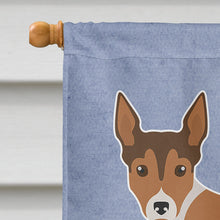 Load image into Gallery viewer, Tenterfield Terrier Welcome Flag Canvas House Size CK3679CHF