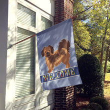 Load image into Gallery viewer, Tibetan Spaniel Welcome Flag Canvas House Size CK3680CHF