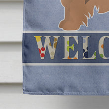 Load image into Gallery viewer, Tibetan Spaniel Welcome Flag Canvas House Size CK3680CHF