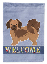 Load image into Gallery viewer, Tibetan Spaniel Welcome Garden Flag – Decorative Outdoor Yard Flag CK3680GF