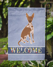 Load image into Gallery viewer, Tan Abyssinian or African Hairless Dog Welcome Garden Flag - Outdoor Decorative Yard Flag CK3683GF