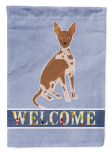 Load image into Gallery viewer, Tan Abyssinian or African Hairless Dog Welcome Garden Flag - Outdoor Decorative Yard Flag CK3683GF