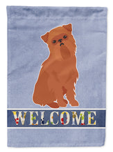 Load image into Gallery viewer, Brussels Griffon Welcome Flag Canvas House Size CK3686CHF
