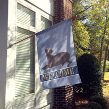 Load image into Gallery viewer, Ecuadorian Hairless Dog Welcome Flag Canvas House Size CK3691CHF