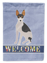 Load image into Gallery viewer, Miniature Fox Terrier #2 Welcome Flag Canvas House Size CK3694CHF