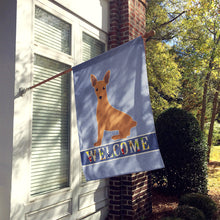 Load image into Gallery viewer, Miniature Pinscher Welcome Flag Canvas House Size CK3695CHF