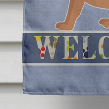 Load image into Gallery viewer, Miniature Pinscher Welcome Flag Canvas House Size CK3695CHF