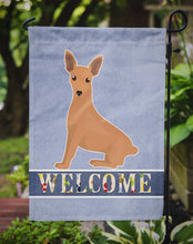 Load image into Gallery viewer, Miniature Pinscher Welcome Garden Flag - Outdoor Decorative Yard Flag CK3695GF