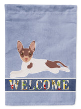 Load image into Gallery viewer, Toy Fox Terrier Welcome Garden Flag – Decorative Outdoor Yard Flag CK3703GF