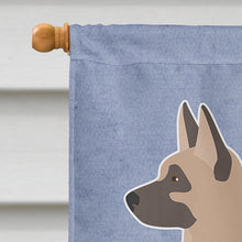 Load image into Gallery viewer, Akita Shepherd Welcome Flag Canvas House Size CK3705CHF