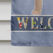 Load image into Gallery viewer, Akita Shepherd Welcome Flag Canvas House Size CK3705CHF