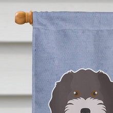 Load image into Gallery viewer, Aussiedoodle #1 Welcome Flag Canvas House Size CK3706CHF