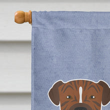 Load image into Gallery viewer, Bullboxer Welcome Flag Canvas House Size CK3715CHF