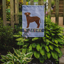 Load image into Gallery viewer, Bullboxer Welcome Garden Flag – Decorative Outdoor Yard Flag CK3715GF