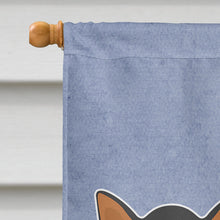 Load image into Gallery viewer, Black and Tan Chiweenie Welcome Flag Canvas House Size CK3722CHF