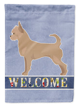 Load image into Gallery viewer, Tan Chorkie Welcome Garden Flag – Decorative Outdoor Yard Flag CK3724GF