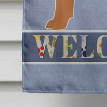 Load image into Gallery viewer, Chow Shepherd Welcome Flag Canvas House Size CK3725CHF