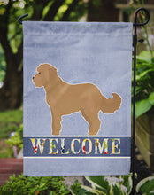 Load image into Gallery viewer, Tan Cockapoo Welcome Garden Flag – Decorative Outdoor Yard Flag CK3728GF