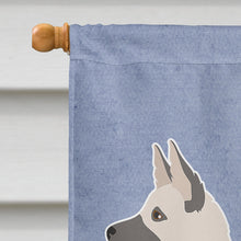 Load image into Gallery viewer, Gerberian Shepsky Welcome Flag Canvas House Size CK3736CHF