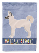 Load image into Gallery viewer, Gerberian Shepsky Welcome Flag Canvas House Size CK3736CHF