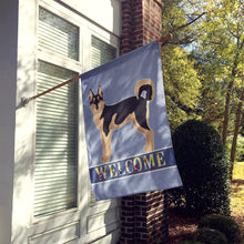 Load image into Gallery viewer, Gerberian Shepsky #2 Welcome Flag Canvas House Size CK3737CHF