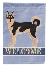 Load image into Gallery viewer, Gerberian Shepsky #2 Welcome Flag Canvas House Size CK3737CHF
