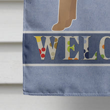 Load image into Gallery viewer, German Sheprador #2 Welcome Flag Canvas House Size CK3741CHF