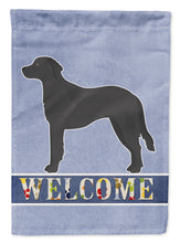 Load image into Gallery viewer, Black Goldador Welcome Garden Flag – Decorative Outdoor Yard Flag CK3743GF