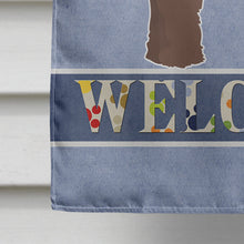 Load image into Gallery viewer, Brown Goldendoodle Welcome Flag Canvas House Size CK3744CHF