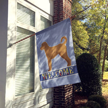 Load image into Gallery viewer, Tan Labradoodle Welcome Flag Canvas House Size CK3752CHF