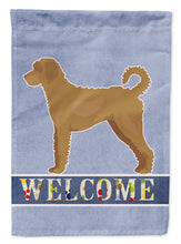 Load image into Gallery viewer, Tan Labradoodle Welcome Flag Canvas House Size CK3752CHF
