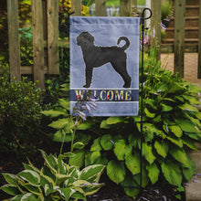 Load image into Gallery viewer, Black Labradoodle Welcome Garden Flag - Outdoor Decorative Yard Flag CK3753GF
