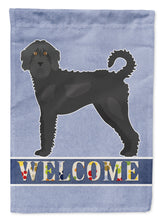 Load image into Gallery viewer, Black Labradoodle Welcome Garden Flag - Outdoor Decorative Yard Flag CK3753GF