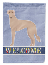 Load image into Gallery viewer, Tan Longdog Welcome Garden Flag - Outdoor Decorative Yard Flag CK3754GF